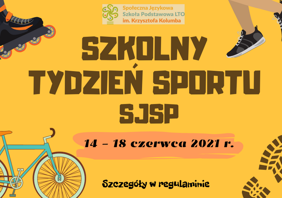 Szkolny Tydzień Sportu SJSP grafika