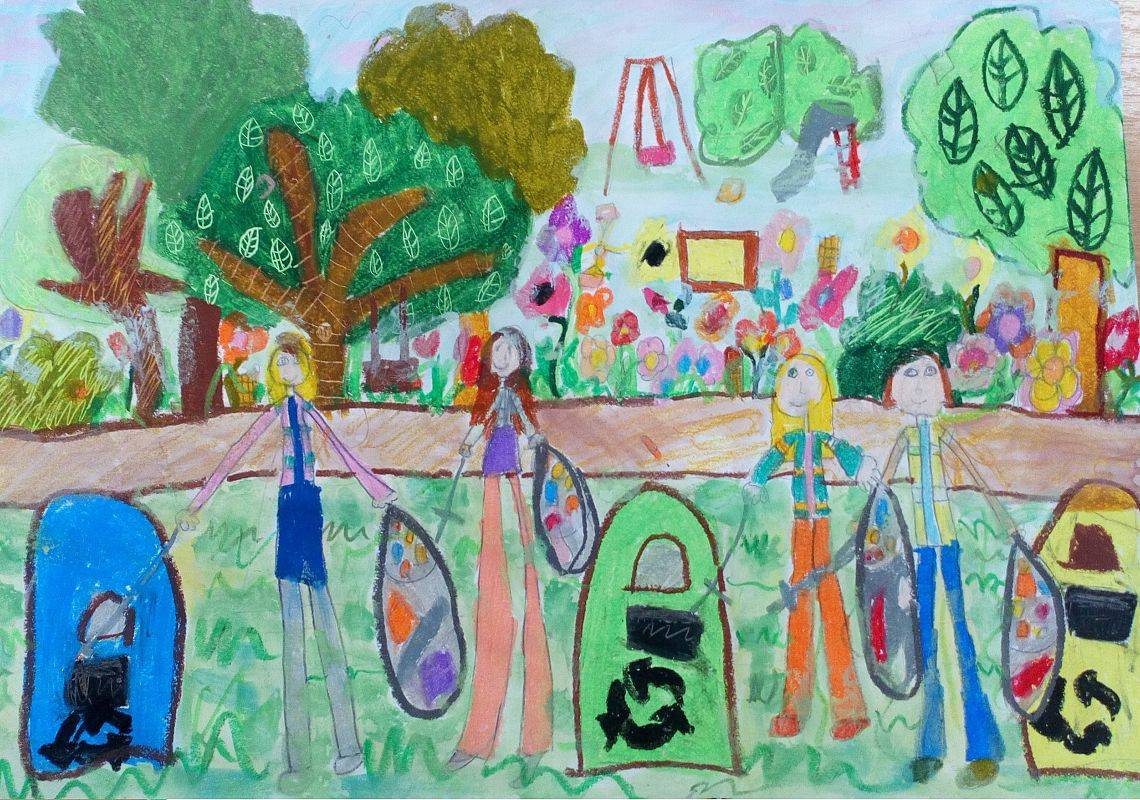 NAGRODA w Ogólnopolskim Konkursie Plastycznym "Dzieci są radością" grafika
