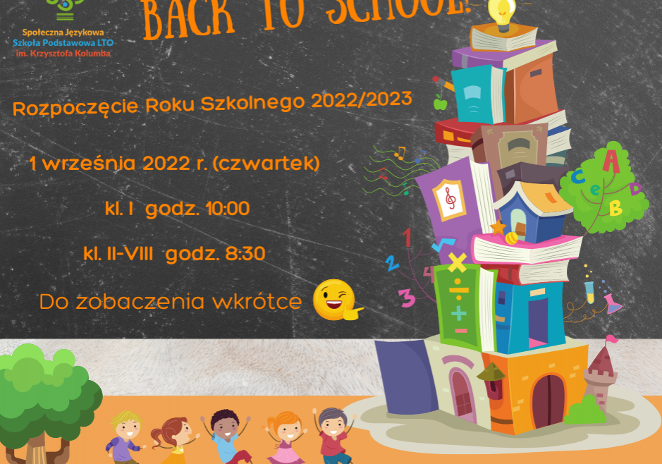 Rozpoczęcie Roku Szkolnego 2022/2023 grafika