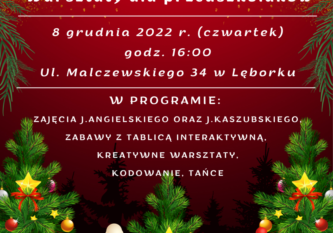 Warsztaty dla przedszkolaków grafika