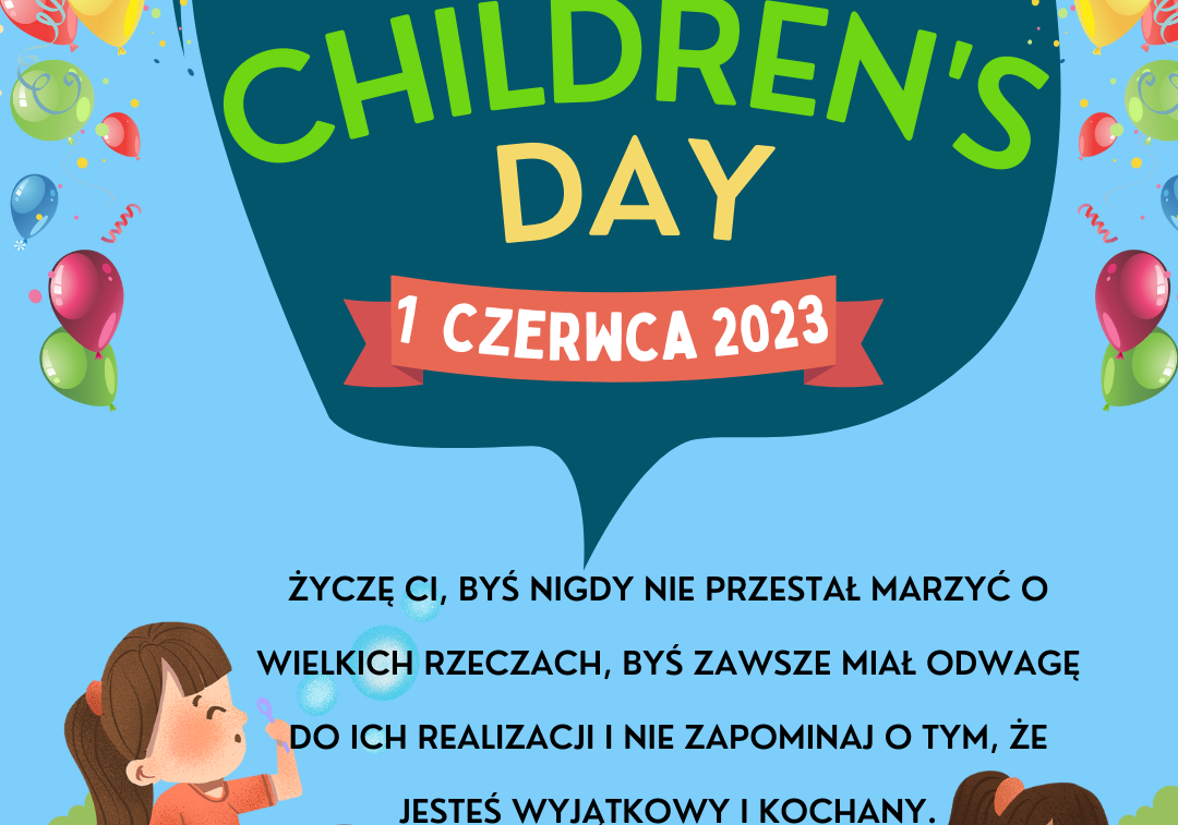 Międzynarodowy Dzień Dziecka grafika