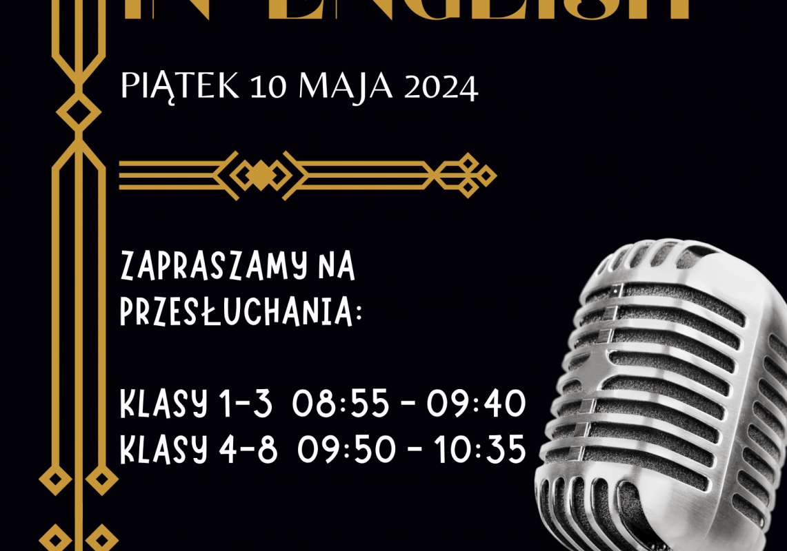 Karaoke in English grafika