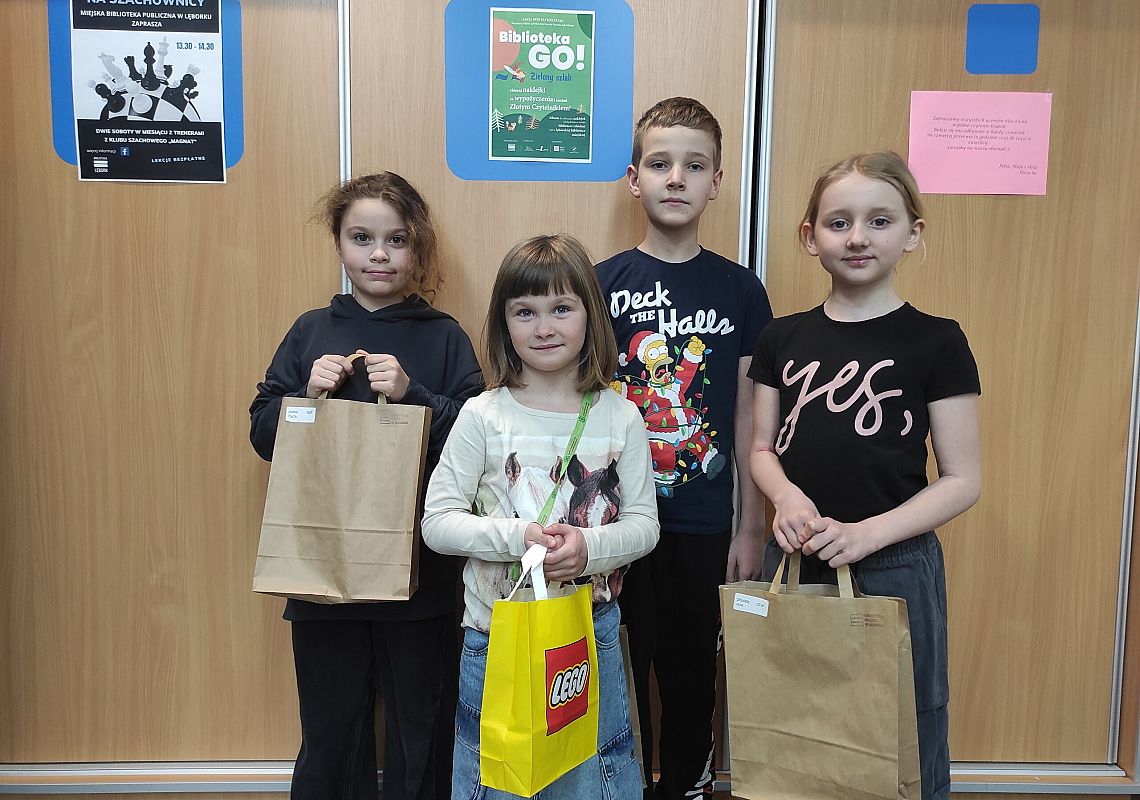 Czytelnicy nagrodzeni w II etapie Biblioteki Go! grafika