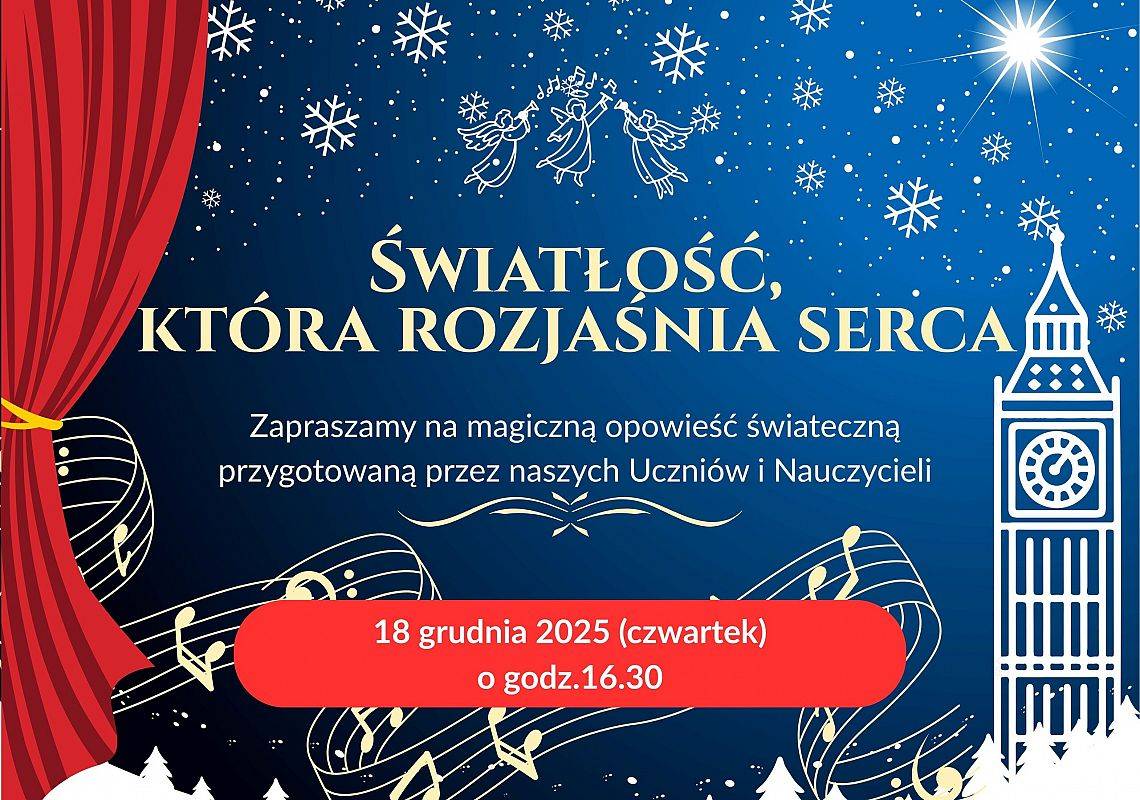"Światłoczułość, która rozjaśnia serca" - Wieczornica Bożonarodzeniowa grafika