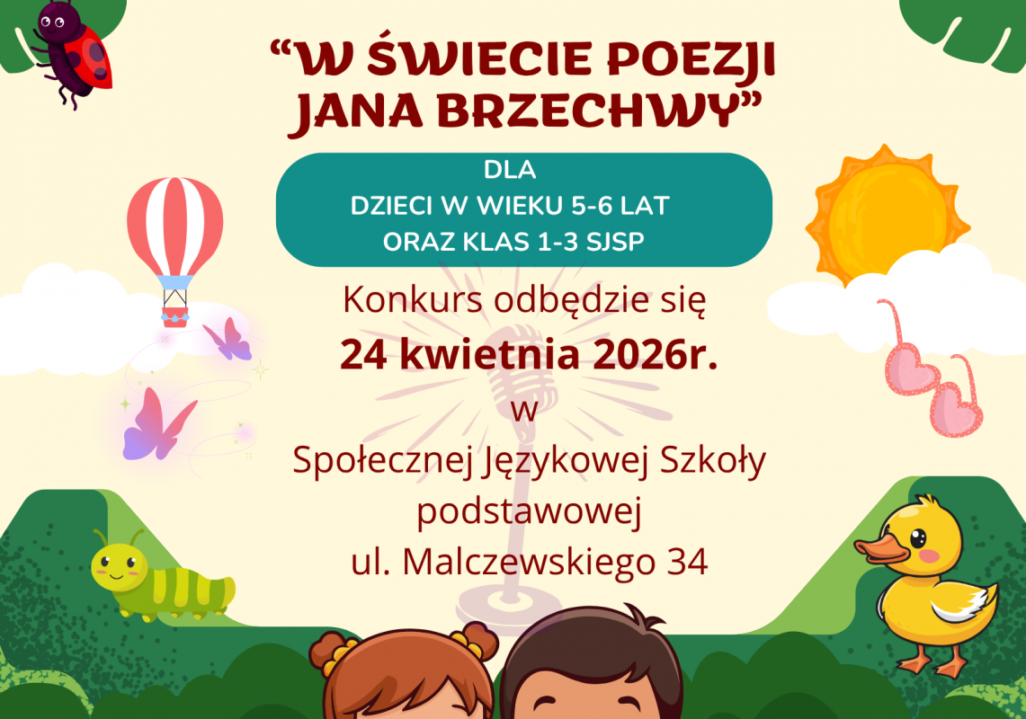 Zapraszamy do udziału w Miejskim Konkursie Recytatorskim! grafika