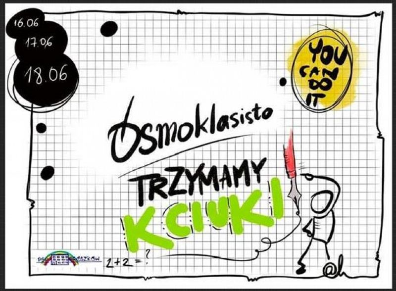  Grafika #0: EGZAMIN ÓSOMOKLASISTY grafika