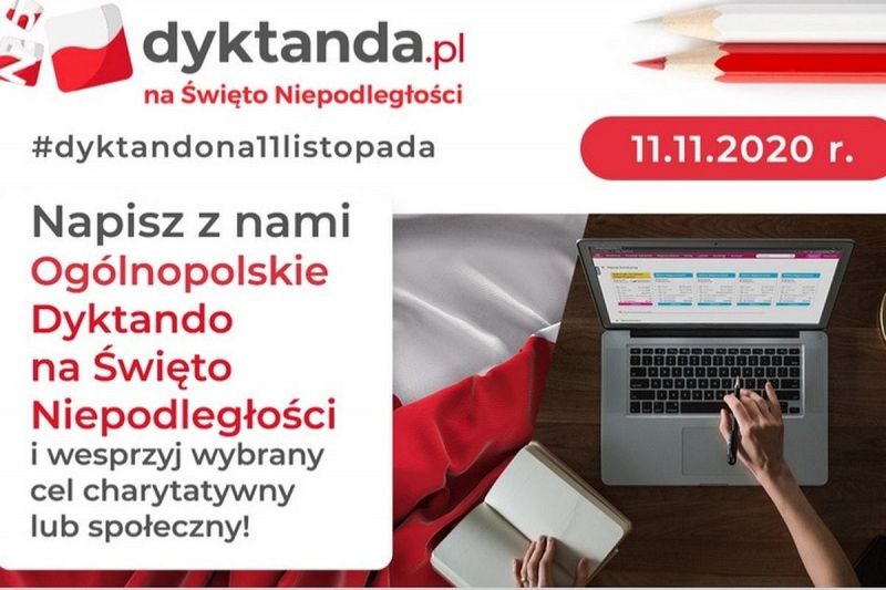  Grafika #0: Ogólnopolskie Dyktando na Święto Niepodległości grafika