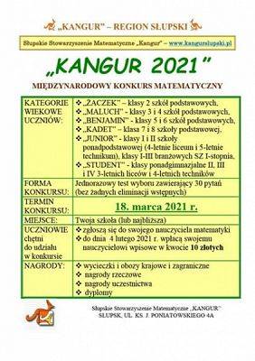 KANGUR MATEMATYCZNY 2021