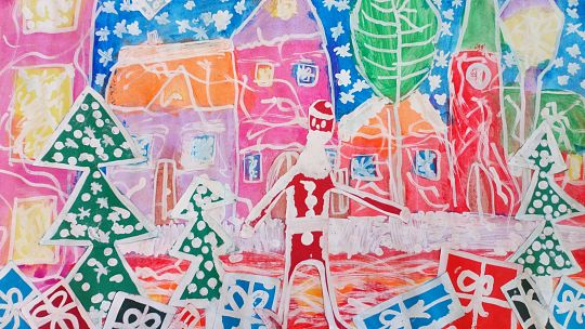 Wyróżnienia w Konkursie Plastycznym "Kartka świąteczna lub stroik"