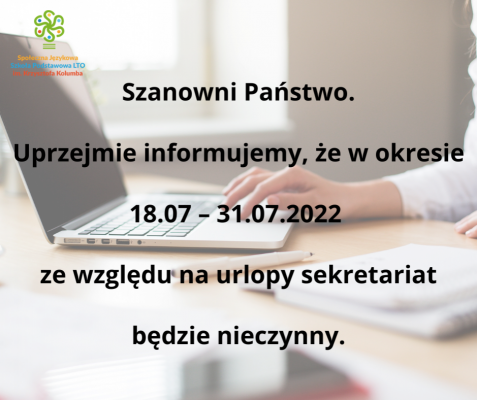 Sekretariat nieczynny