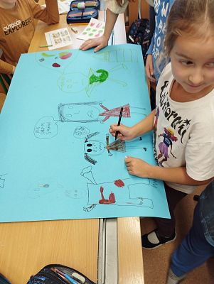 Klasy pierwsze uczestniczyły w zajęciach profilaktycznych dot. przeciwdziałania przemocy w rodzinie