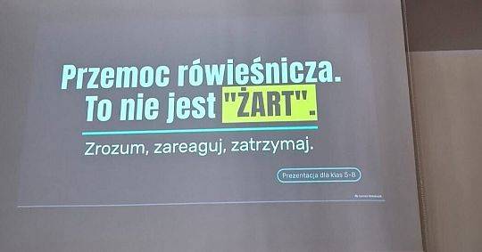Tydzień Profilaktyki - "Przeciwdziałanie przemocy rówieśniczej"