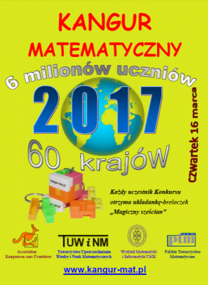 MIĘDZYNARODOWY KONKURS MATEMATYCZNY "KANGUR"