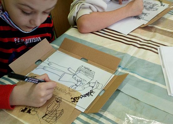 Warsztaty kaszubskie dla klas pierwszych grafika