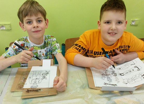 Warsztaty kaszubskie dla klas pierwszych grafika