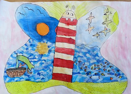 Prace konkursowe ,,Motyla Noga” grafika