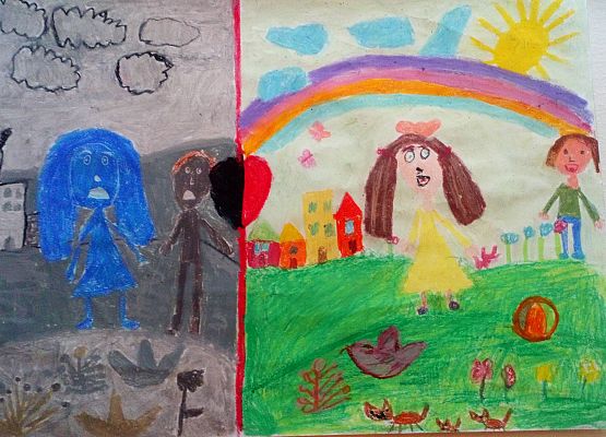 "Autyzm - wiem, rozumiem, pomagam" prace konkursowe grafika