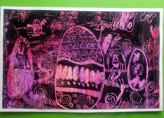 "Kartka Wielkanocna" - prace konkursowe grafika