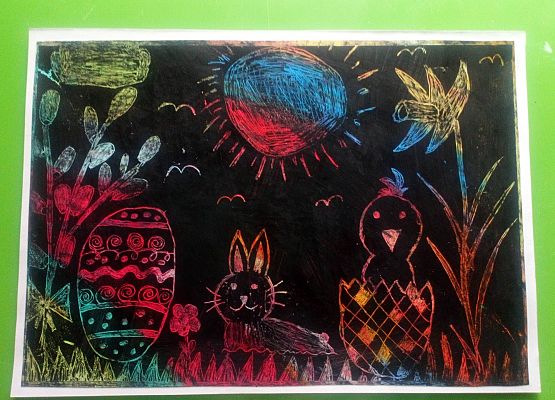 "Kartka Wielkanocna" - prace konkursowe grafika