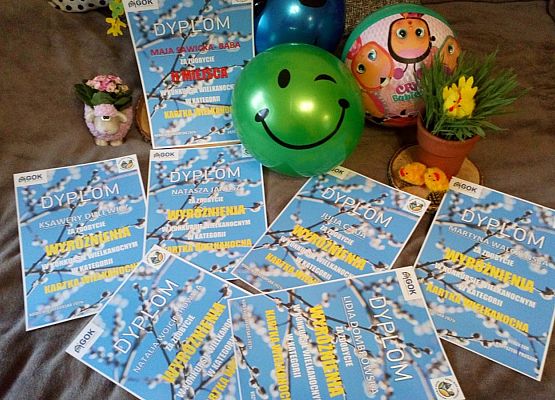 Nagrodzeni w Gminnym Konkursie Wielkanocnym grafika