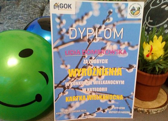 Nagrodzeni w Gminnym Konkursie Wielkanocnym grafika