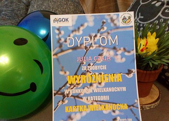Nagrodzeni w Gminnym Konkursie Wielkanocnym grafika
