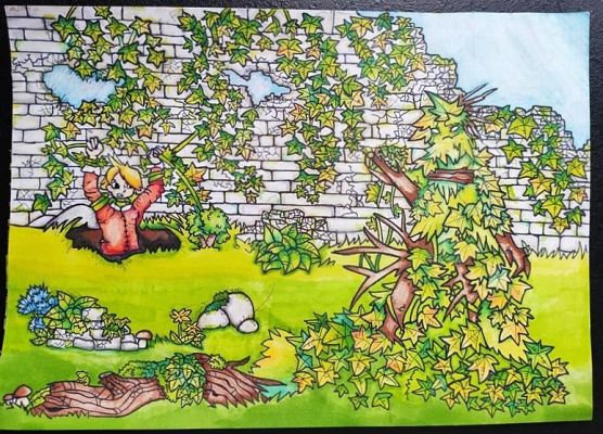 Ilustracja Roksany grafika