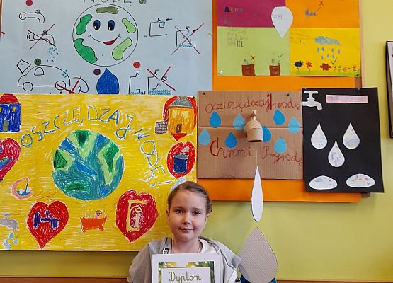 Uczniowie klasy 1b oficjalnie zostali Przyjaciółmi Ziemi grafika