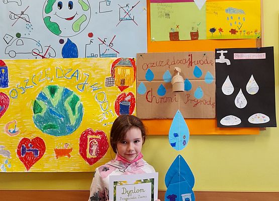 Uczniowie klasy 1b oficjalnie zostali Przyjaciółmi Ziemi grafika