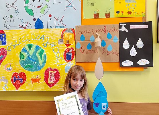 Uczniowie klasy 1b oficjalnie zostali Przyjaciółmi Ziemi grafika