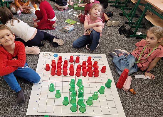 Kodowanie na dywanie grafika