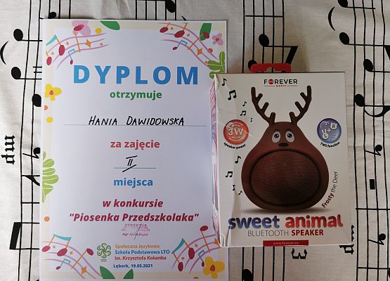 Wyniki konkursu "Piosenka Przedszkolaka" grafika