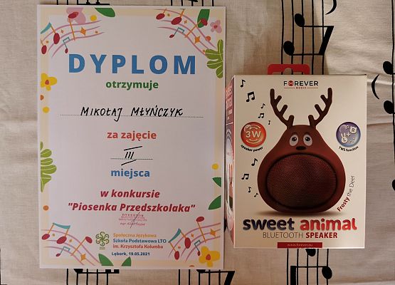 Wyniki konkursu "Piosenka Przedszkolaka" grafika