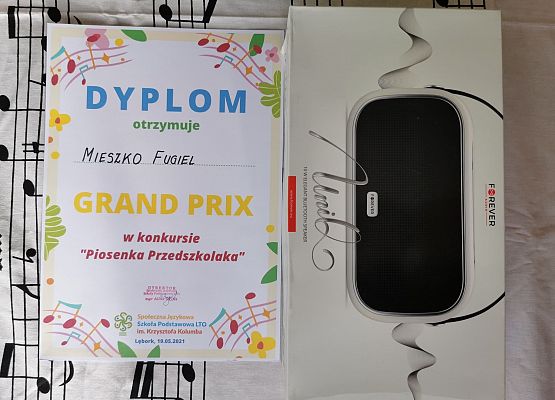 Wyniki konkursu "Piosenka Przedszkolaka" grafika