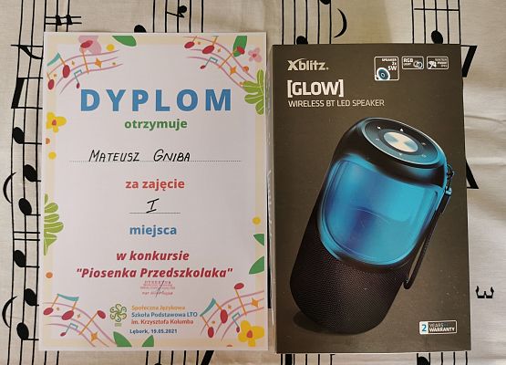 Wyniki konkursu "Piosenka Przedszkolaka" grafika