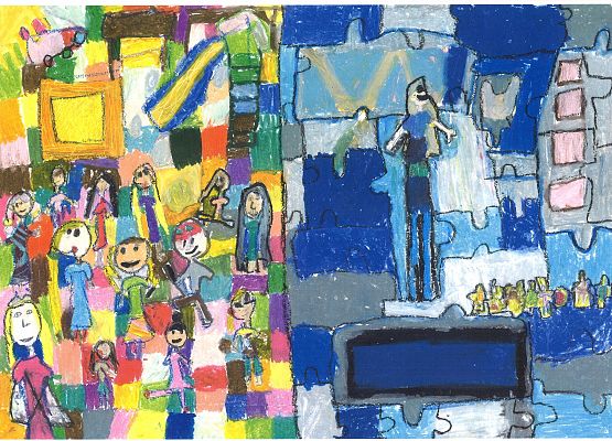 Laureaci I Ogólnopolskiego Konkursu Plastycznego "Oblicza autyzmu" grafika