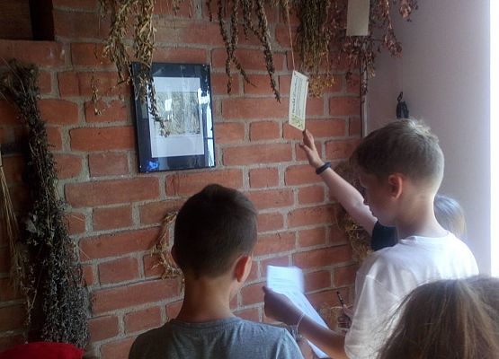 "Zioła, zielarstwo" - lekcja muzealna klasy drugiej (fotorelacja) grafika