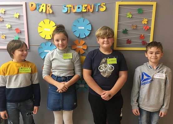 Kolorowa jesień w klasie 4a grafika