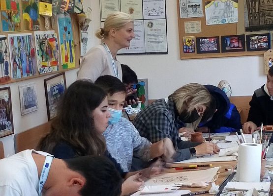 Warsztaty kaszubskie dla gości z Erasmus + grafika