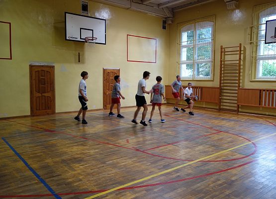 Sparing koszykarski grafika