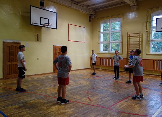 Sparing koszykarski grafika