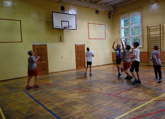 Sparing koszykarski grafika