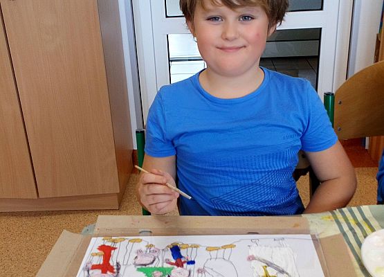 Nagrody w Powiatowym Konkursie Plastycznym ,,Jan Paweł II - Nie lękajcie się!"  grafika