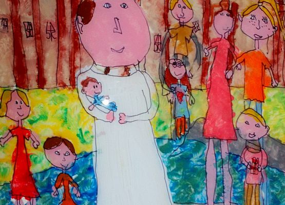 Nagrody w Powiatowym Konkursie Plastycznym ,,Jan Paweł II - Nie lękajcie się!"  grafika