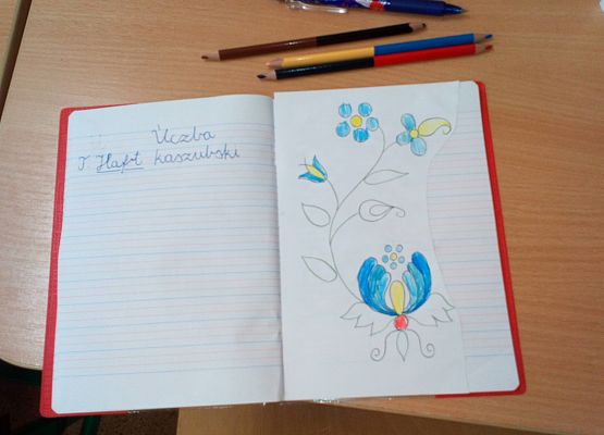 Haft kaszubski – zajęcia w II b grafika