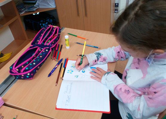 Haft kaszubski – zajęcia w II b grafika