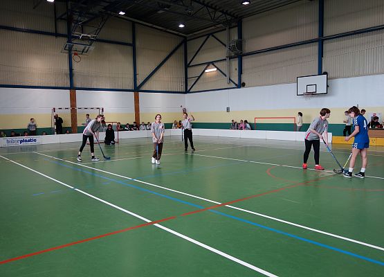 Miejskie Igrzyska Młodzieży Szkolnej w Unihokeju Dziewcząt i Chłopców grafika