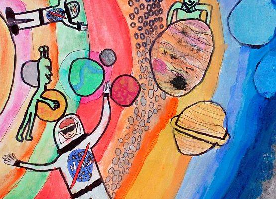 "ASTRONOMIA ART” – prace konkursowe grafika