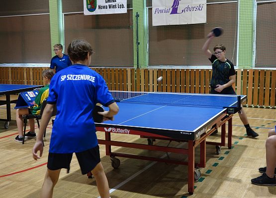Jonatan i Paweł Mistrzami powiatu w tenisie stołowym! grafika