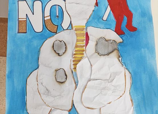 Konkurs plastyczny dla uczniów pt. „Nie pal przy mnie, proszę." grafika